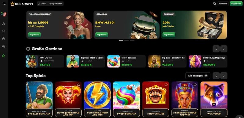 Oscarspin app, oscarspin bonus